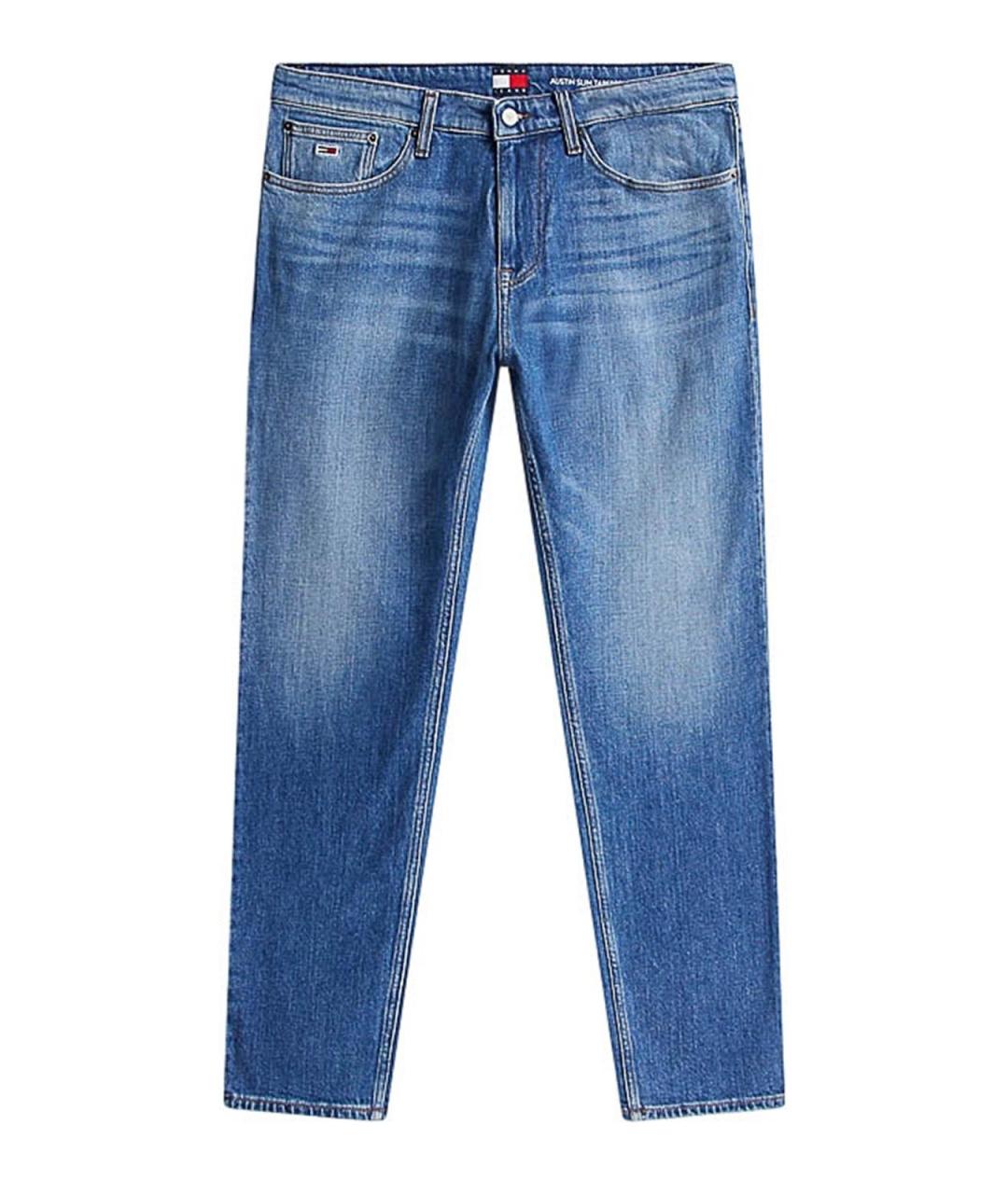 TOMMY HILFIGER Синие хлопковые прямые джинсы, фото 1