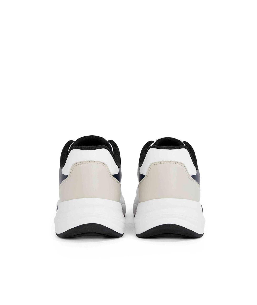 CALVIN KLEIN Белые текстильные низкие кроссовки / кеды, фото 4