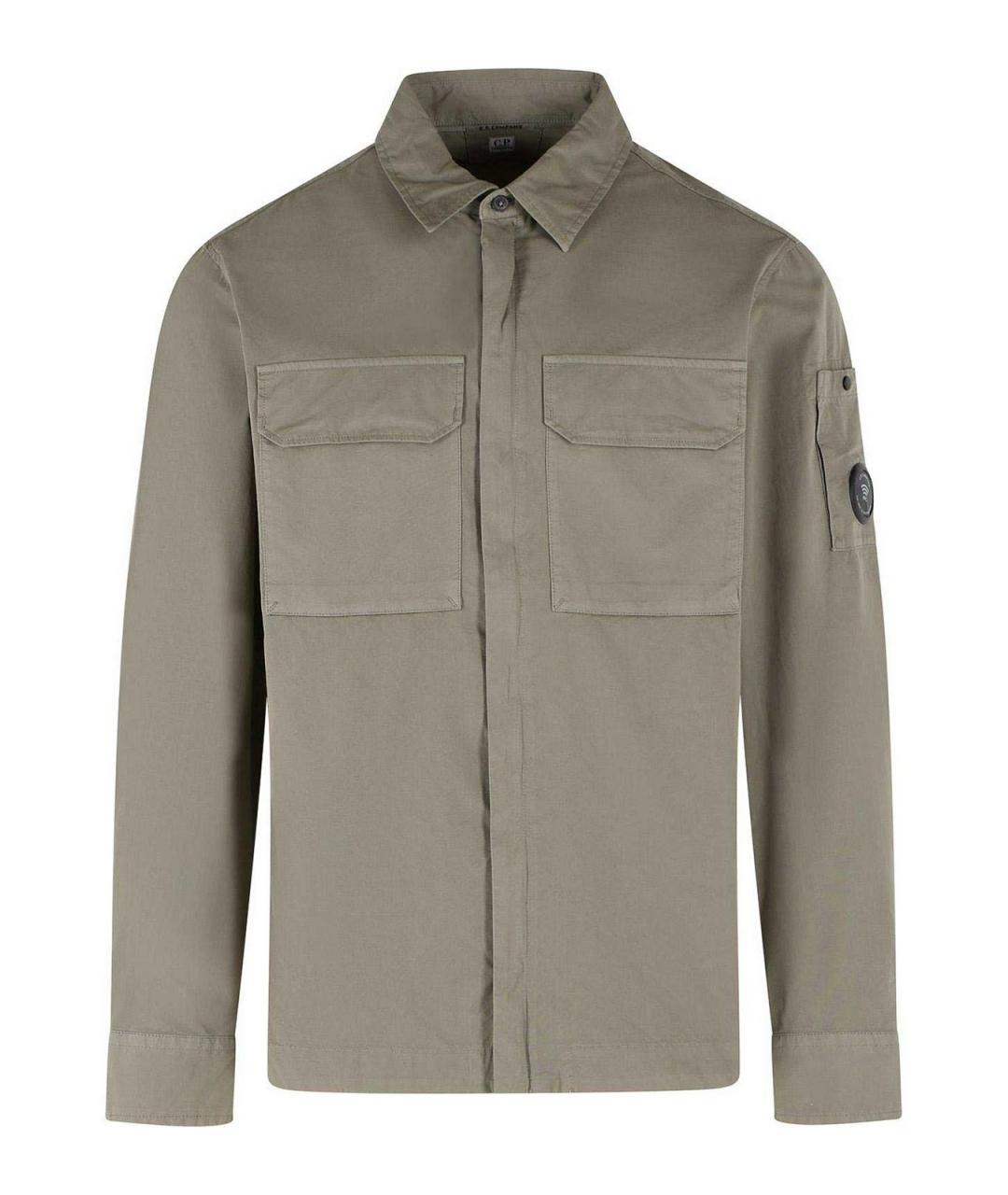 CP COMPANY Серая хлопковая куртка, фото 1