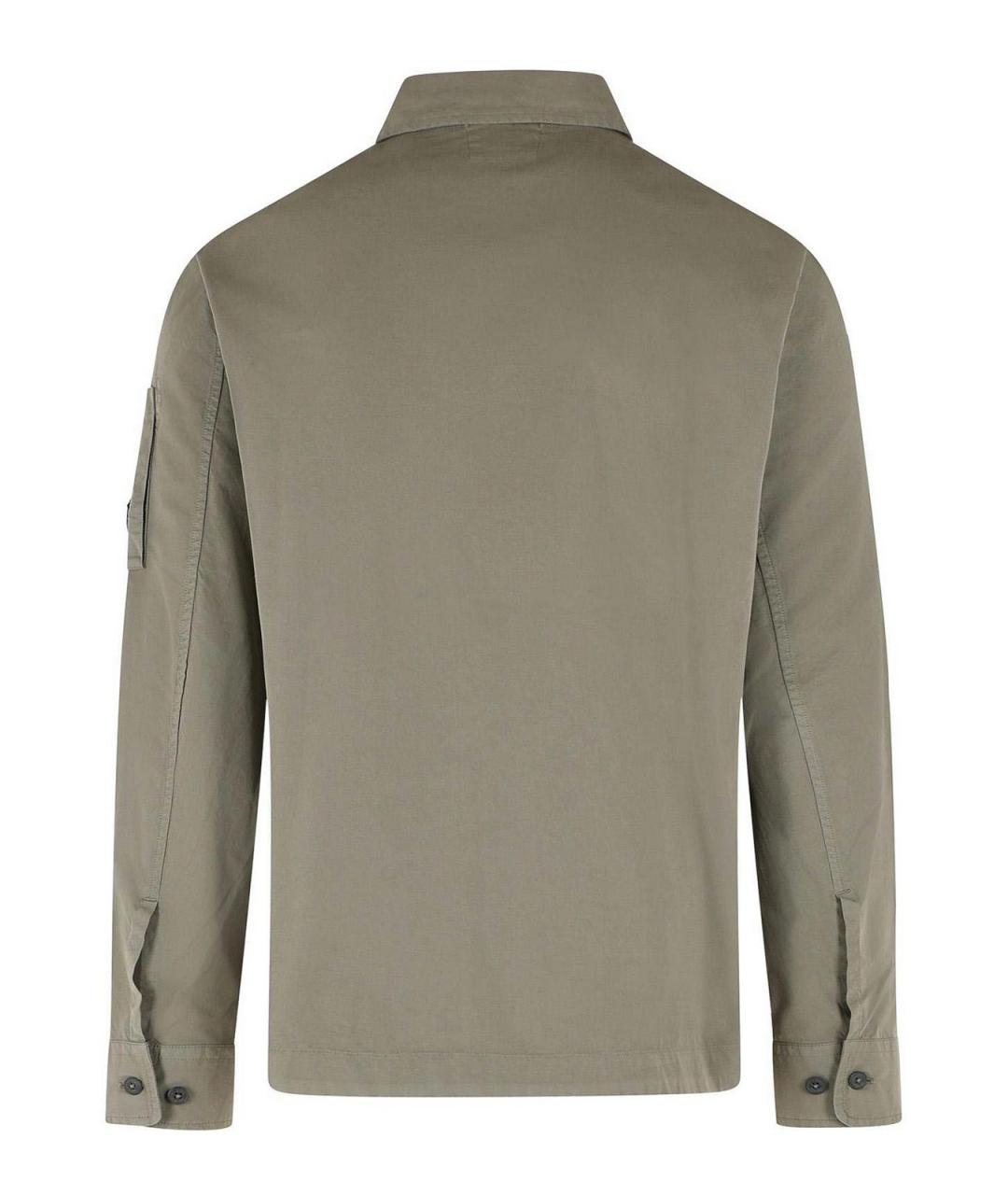 CP COMPANY Серая хлопковая куртка, фото 2