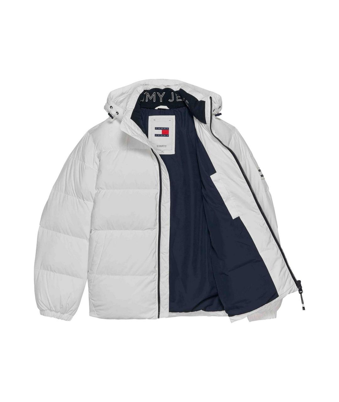 TOMMY HILFIGER Белая полиэстеровая куртка, фото 2