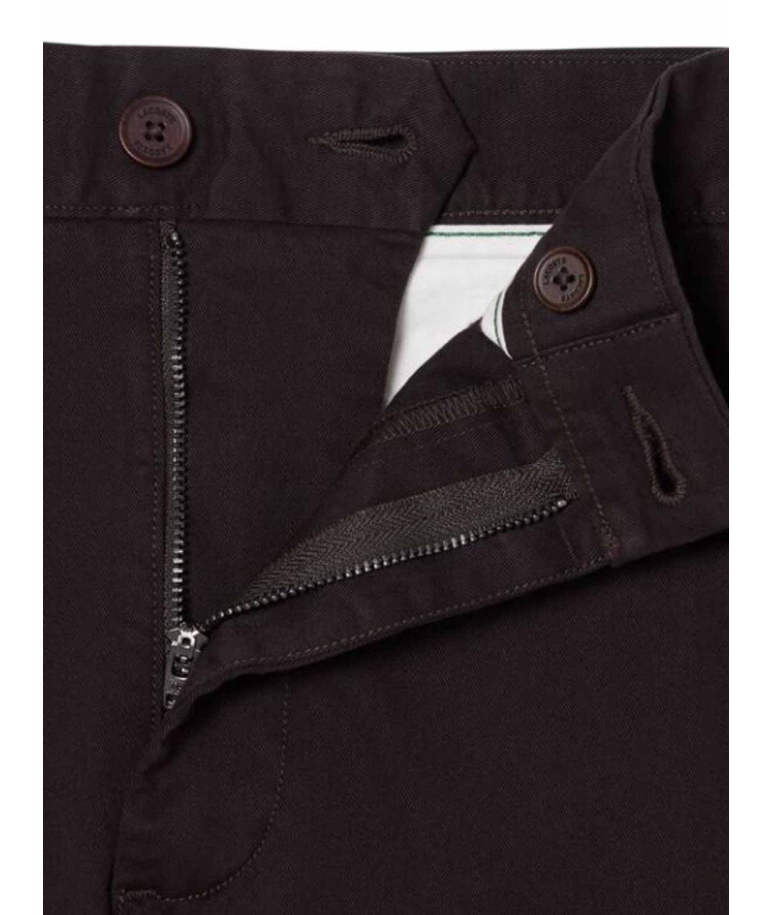 LACOSTE Коричневые хлопковые шорты, фото 3