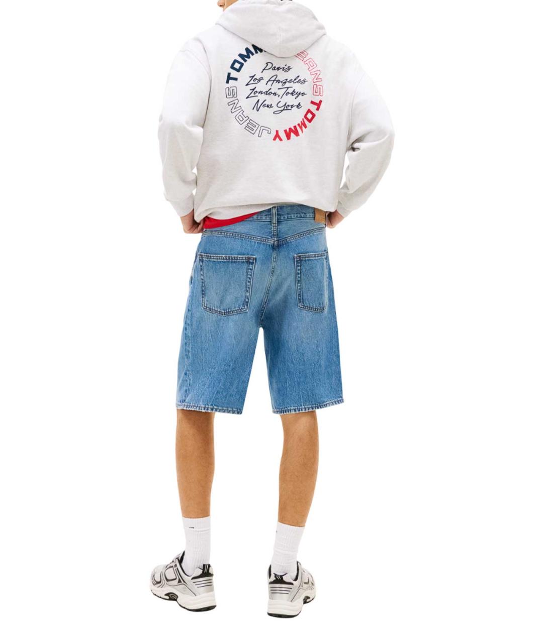 TOMMY HILFIGER Голубые хлопковые шорты, фото 5