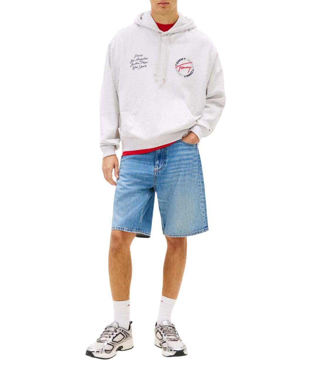 TOMMY HILFIGER Голубые хлопковые шорты, фото 4