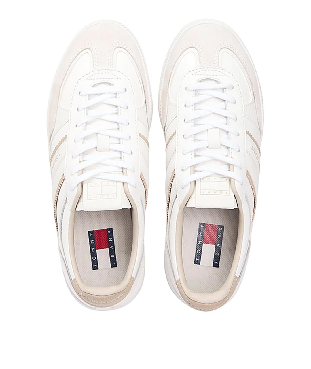 TOMMY HILFIGER Белые кожаные кеды, фото 3