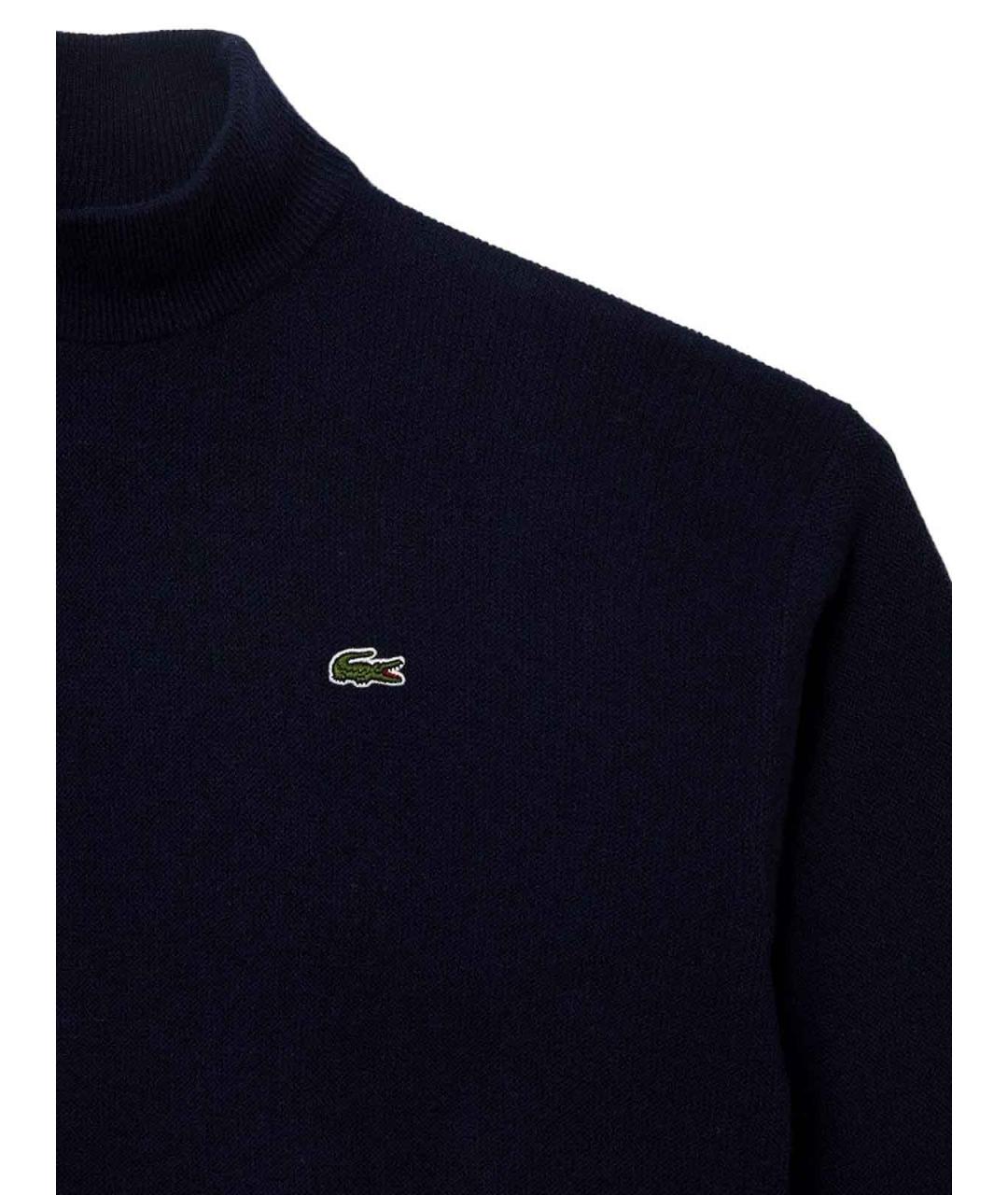 LACOSTE Синий шерстяной джемпер / свитер, фото 2