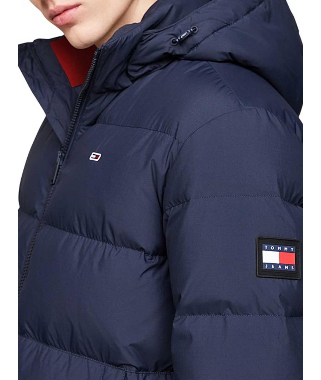TOMMY HILFIGER Синий полиамидовый пуховик, фото 6