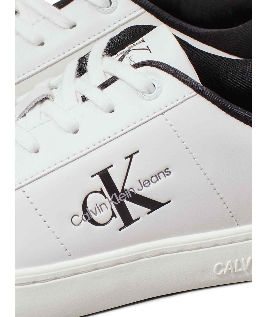 CALVIN KLEIN Белые кожаные кеды, фото 5