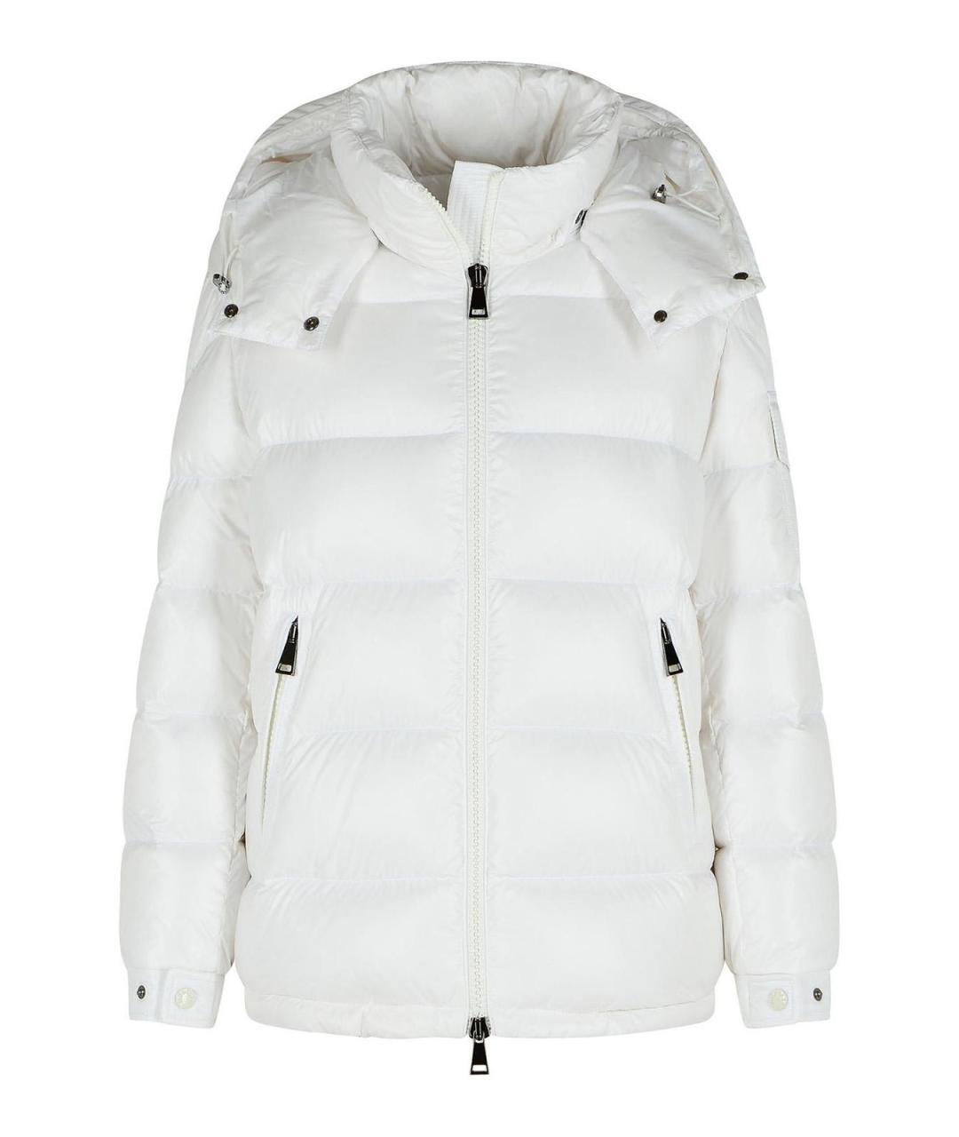 MONCLER Белый пуховик, фото 1