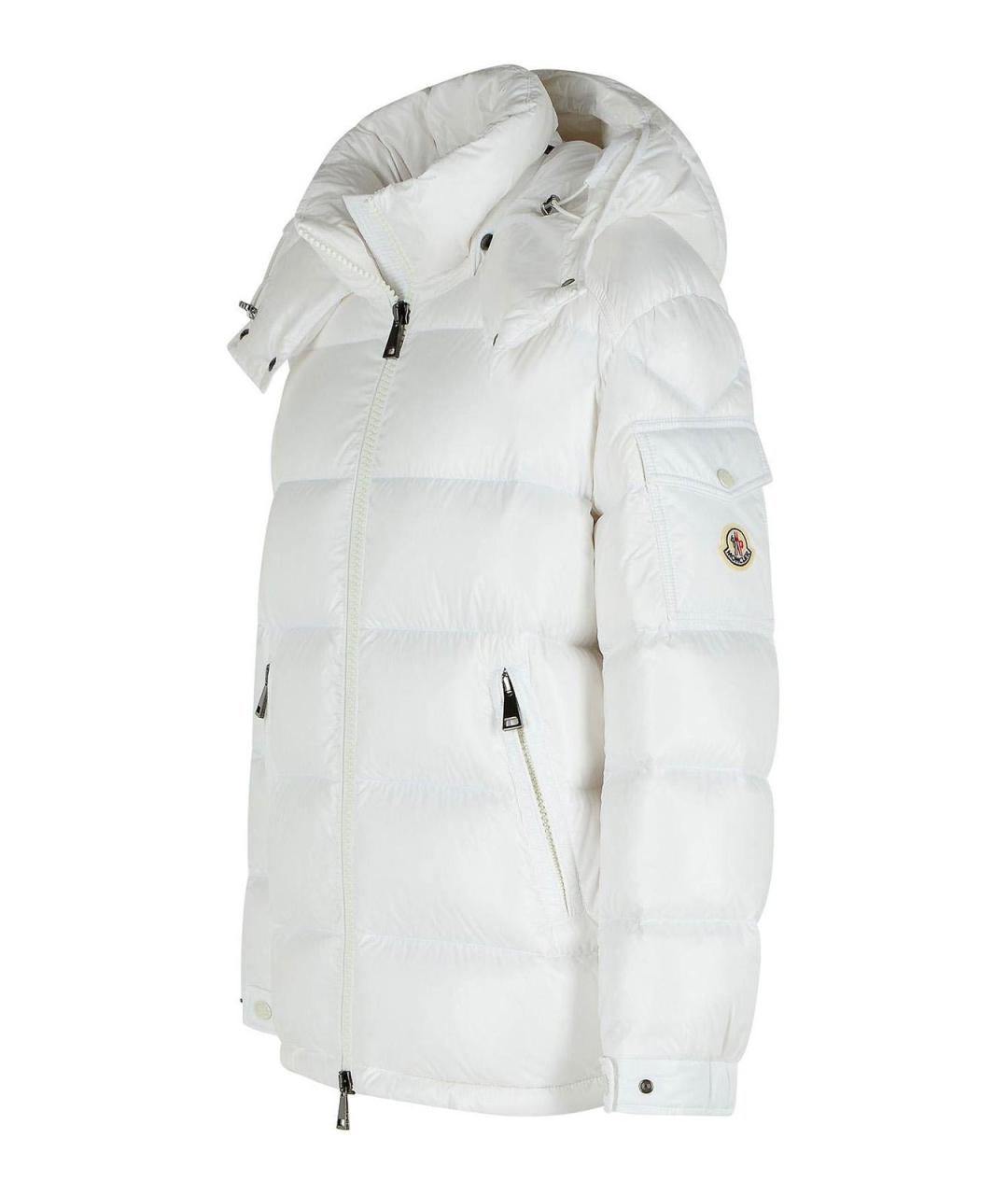 MONCLER Белый пуховик, фото 3