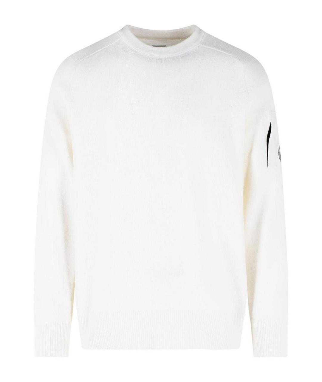 CP COMPANY Белый шерстяной джемпер / свитер, фото 1