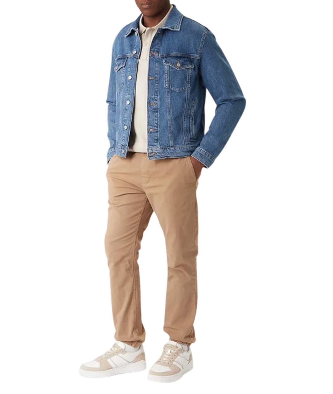 TOMMY HILFIGER Синяя хлопковая куртка, фото 2