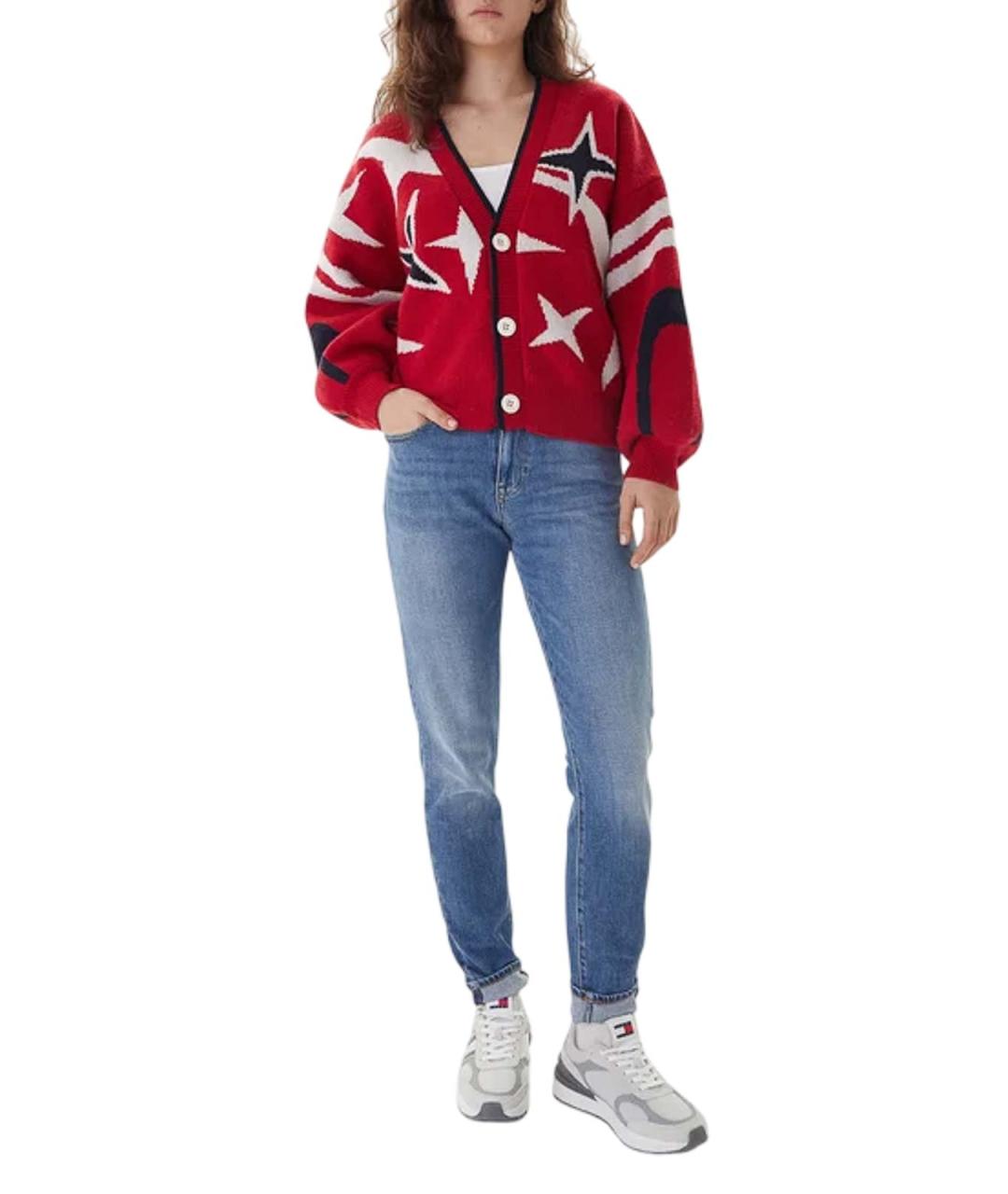 TOMMY HILFIGER Синие хлопковые джинсы слим, фото 4
