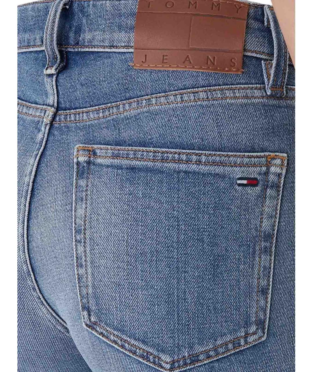 TOMMY HILFIGER Синие хлопковые джинсы слим, фото 6