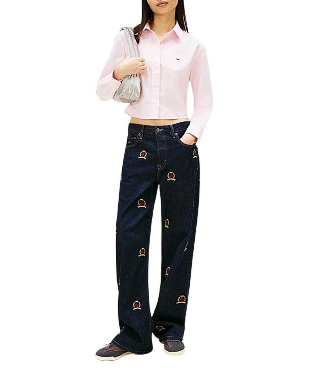 TOMMY HILFIGER Розовая хлопковая рубашка, фото 4