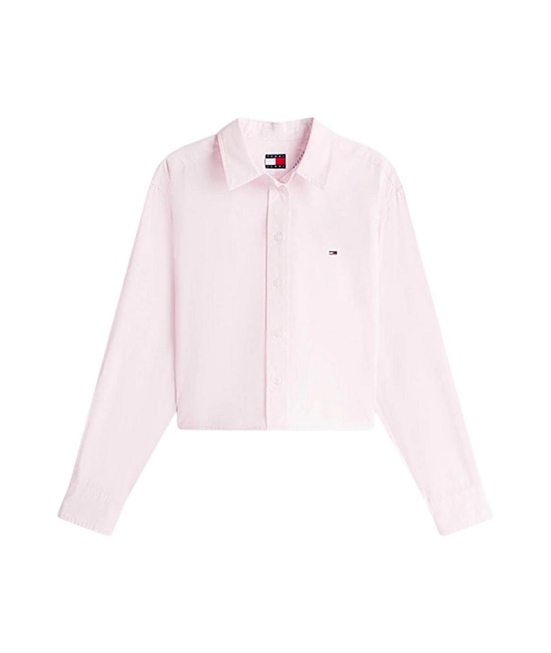 TOMMY HILFIGER Розовая хлопковая рубашка, фото 1