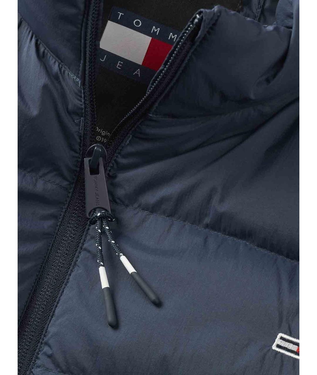 TOMMY HILFIGER Синяя полиамидовая куртка, фото 4