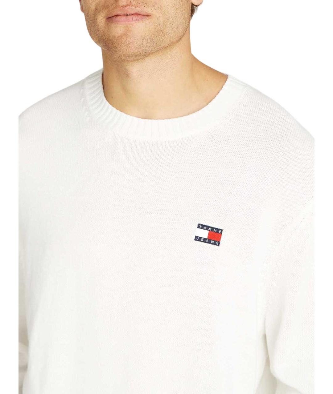 TOMMY HILFIGER Белый шерстяной джемпер / свитер, фото 5