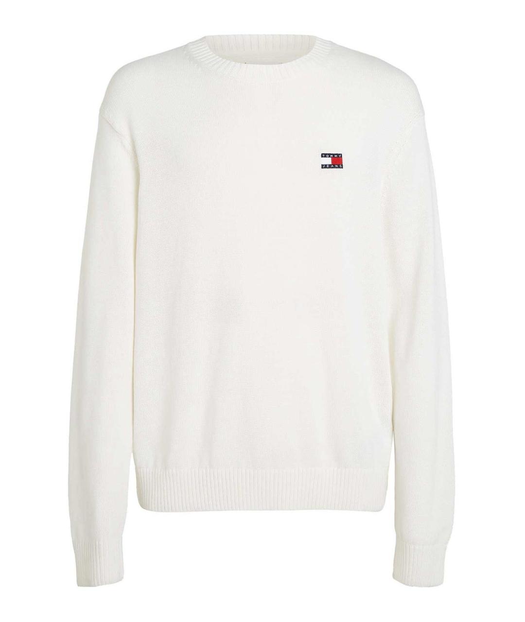TOMMY HILFIGER Белый шерстяной джемпер / свитер, фото 1