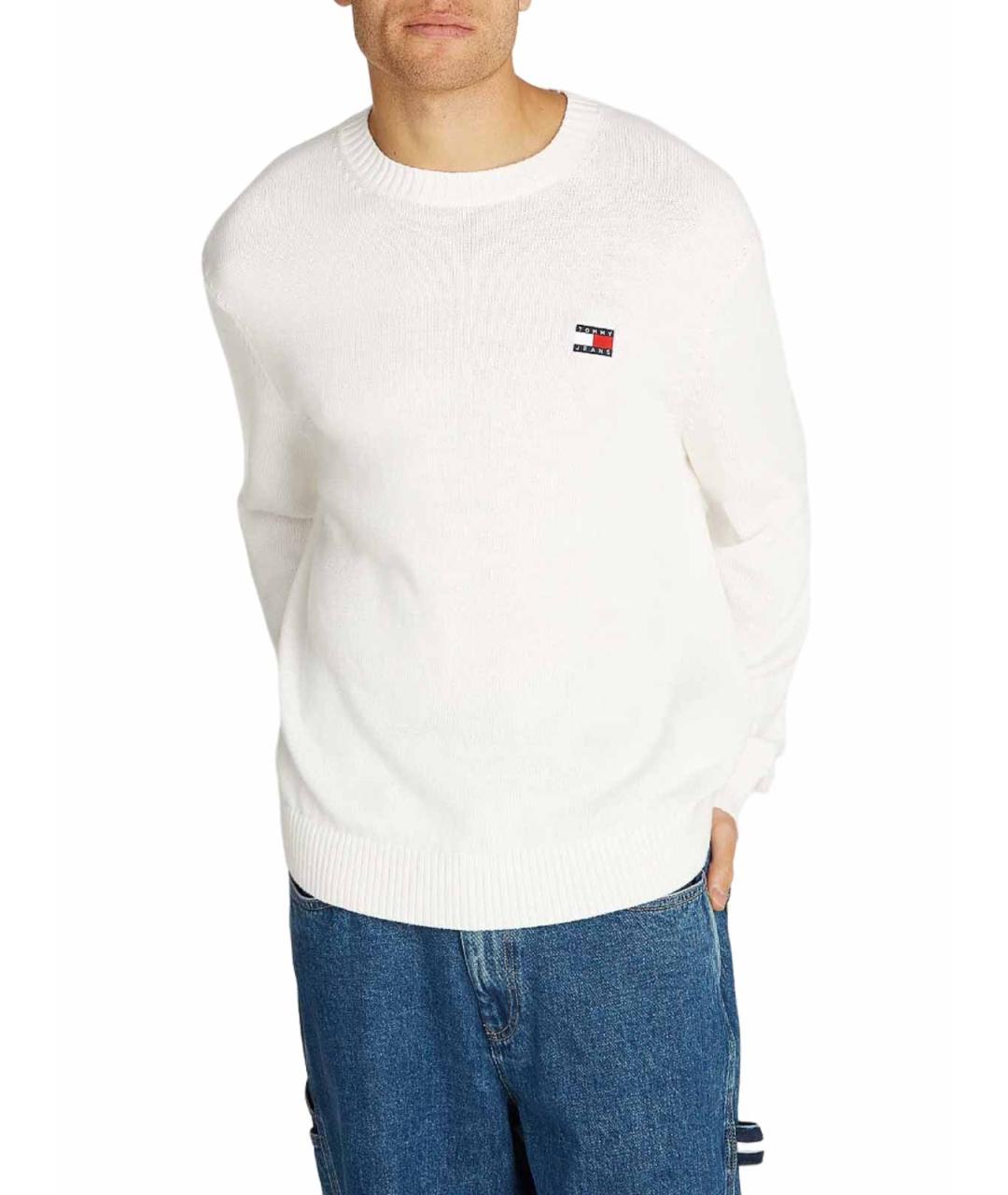 TOMMY HILFIGER Белый шерстяной джемпер / свитер, фото 3