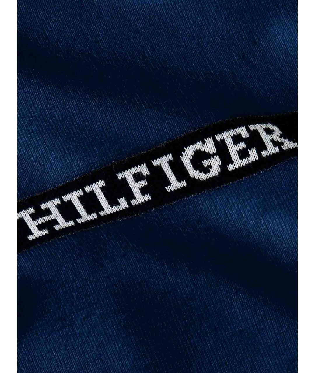 TOMMY HILFIGER Синий полиэстеровый джемпер / свитер, фото 3