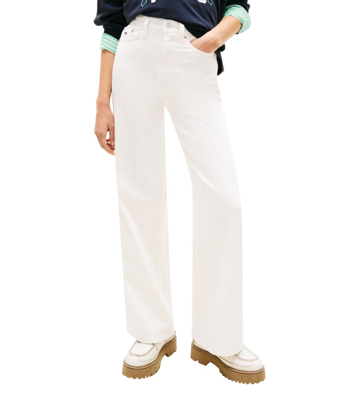 TOMMY HILFIGER Белые прямые джинсы, фото 2