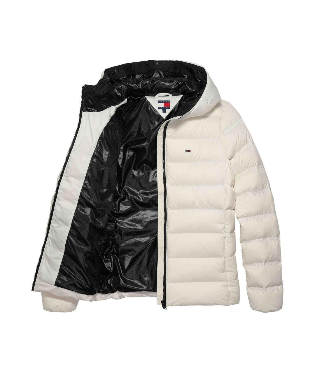 TOMMY HILFIGER Белая полиэстеровая куртка, фото 2