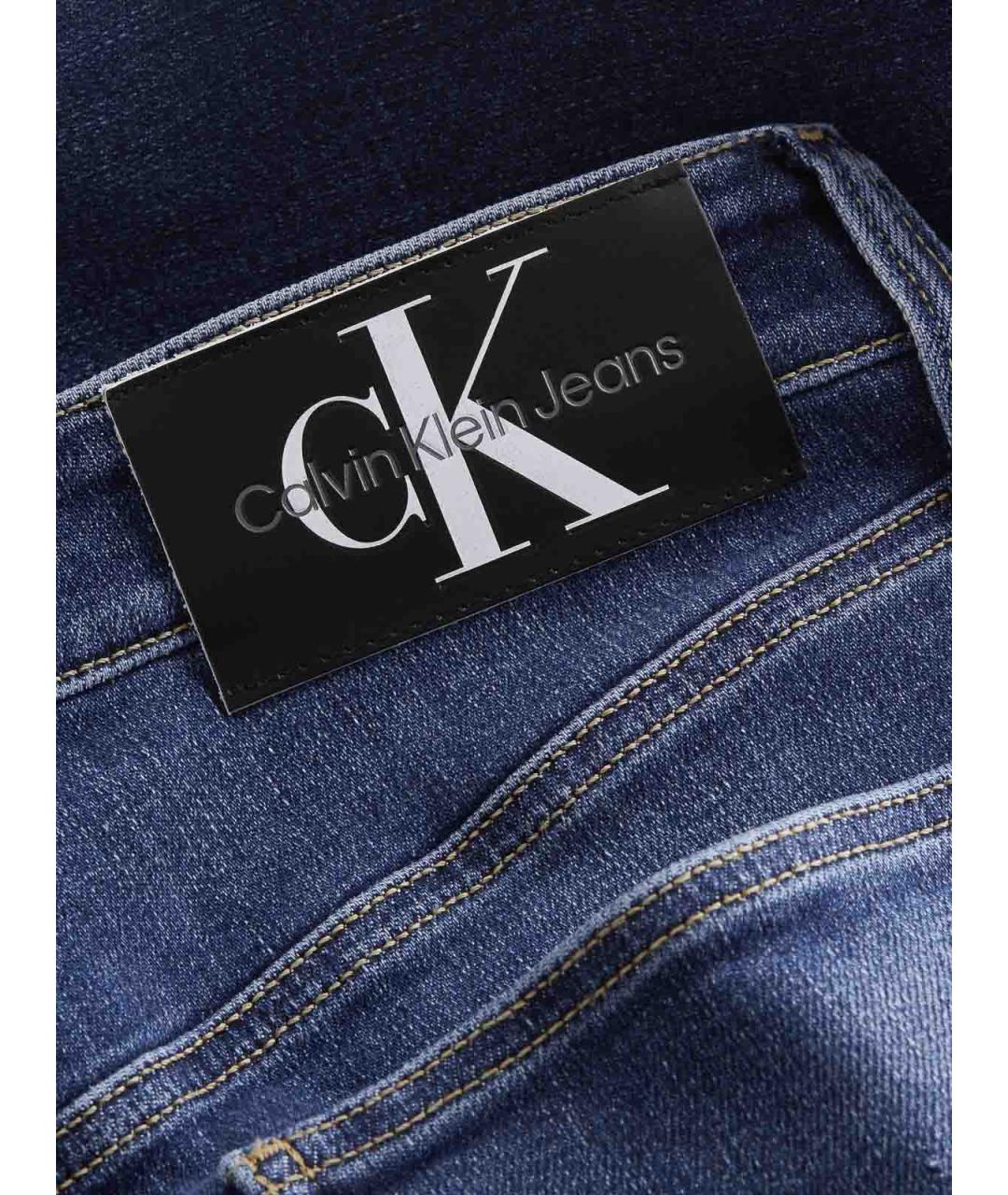 CALVIN KLEIN Синие джинсы скинни, фото 2
