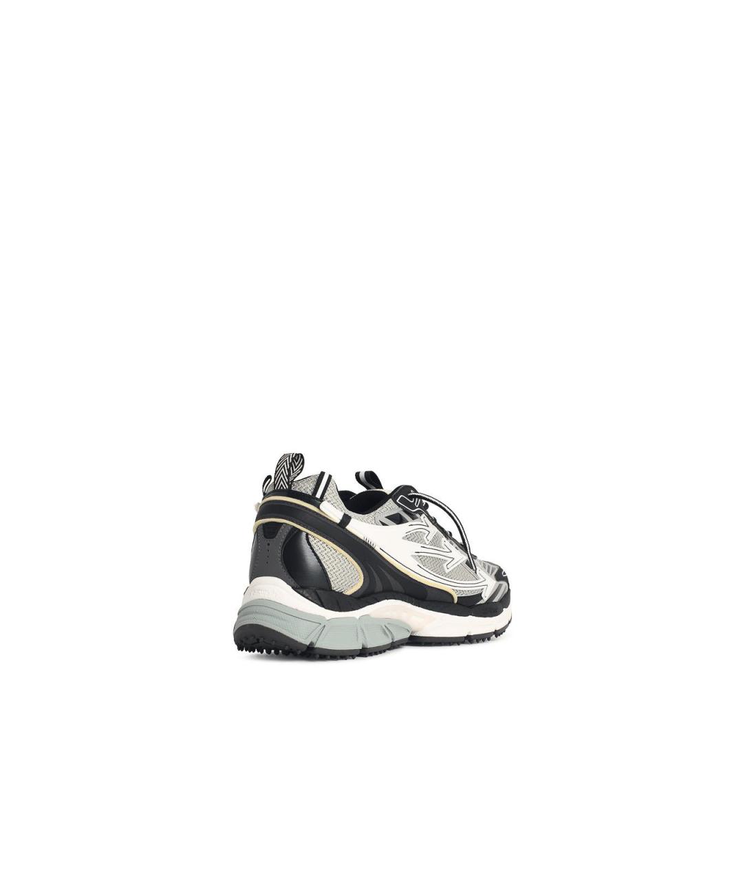 OFF-WHITE Мульти текстильные низкие кроссовки / кеды, фото 3