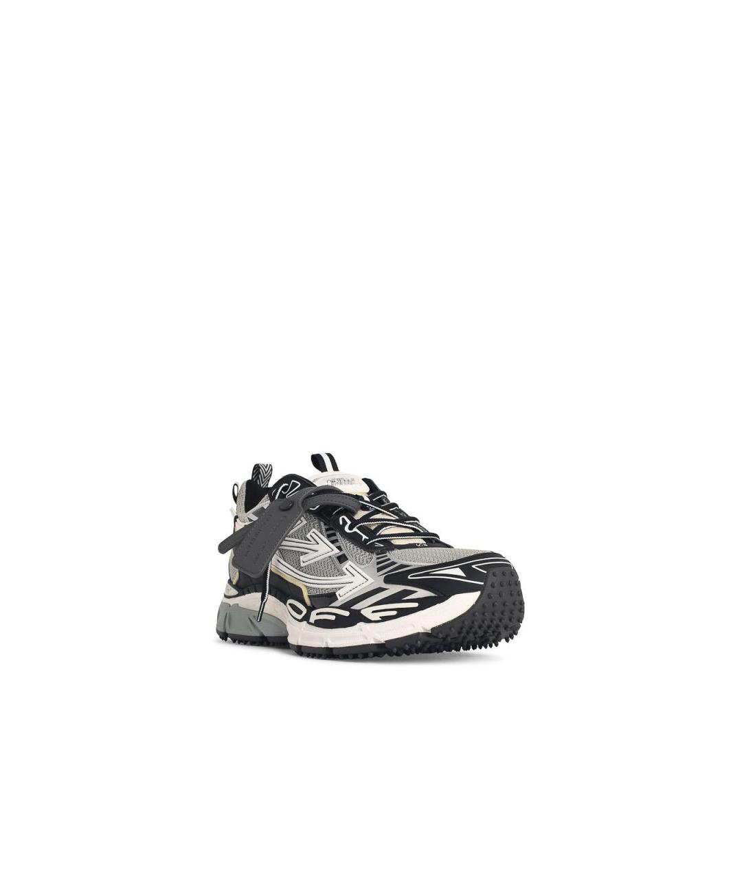 OFF-WHITE Мульти текстильные низкие кроссовки / кеды, фото 2