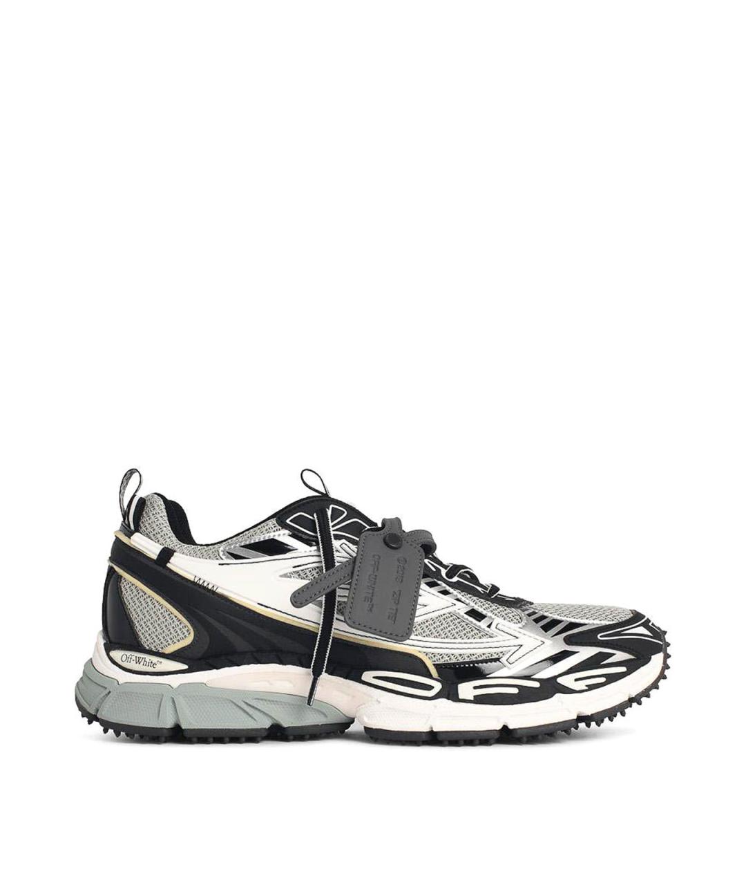OFF-WHITE Мульти текстильные низкие кроссовки / кеды, фото 1