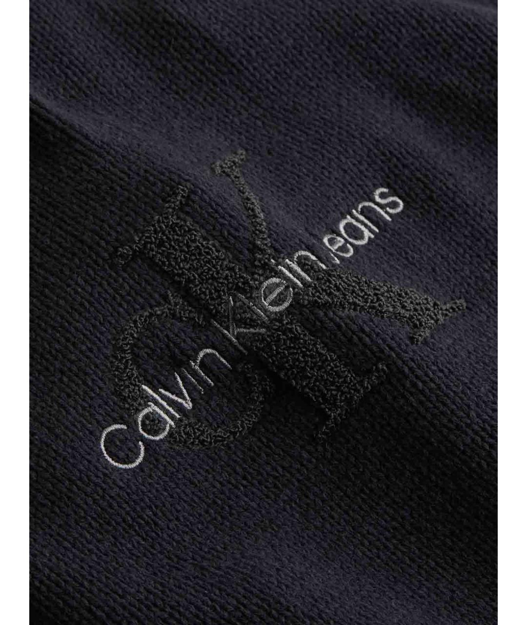 CALVIN KLEIN Черный хлопковый джемпер / свитер, фото 3