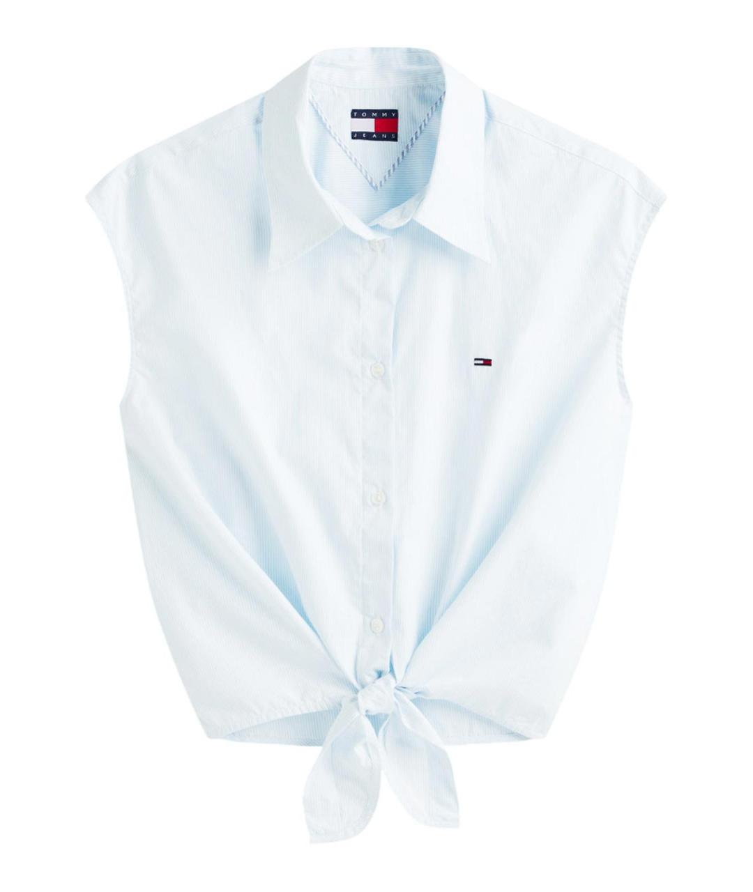 TOMMY HILFIGER Голубая хлопковая рубашка, фото 1