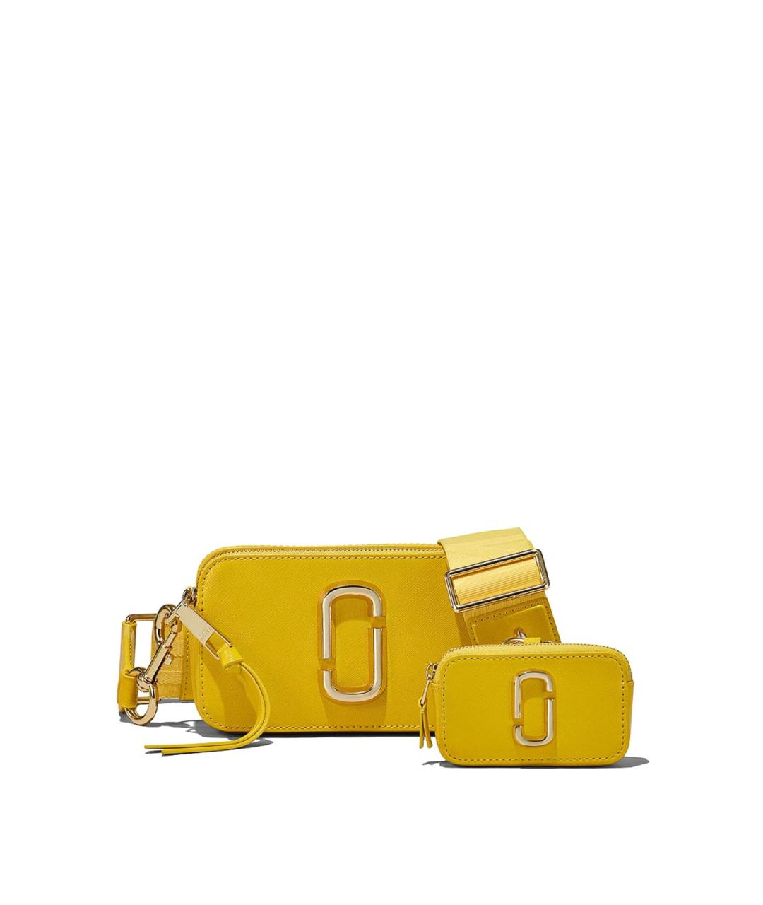 MARC JACOBS Желтая кожаная сумка через плечо, фото 1