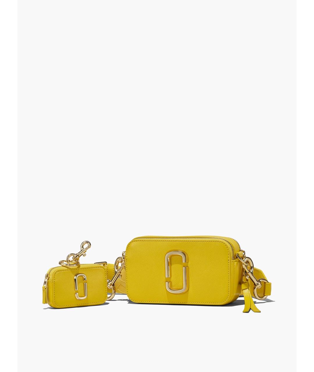 MARC JACOBS Желтая кожаная сумка через плечо, фото 5