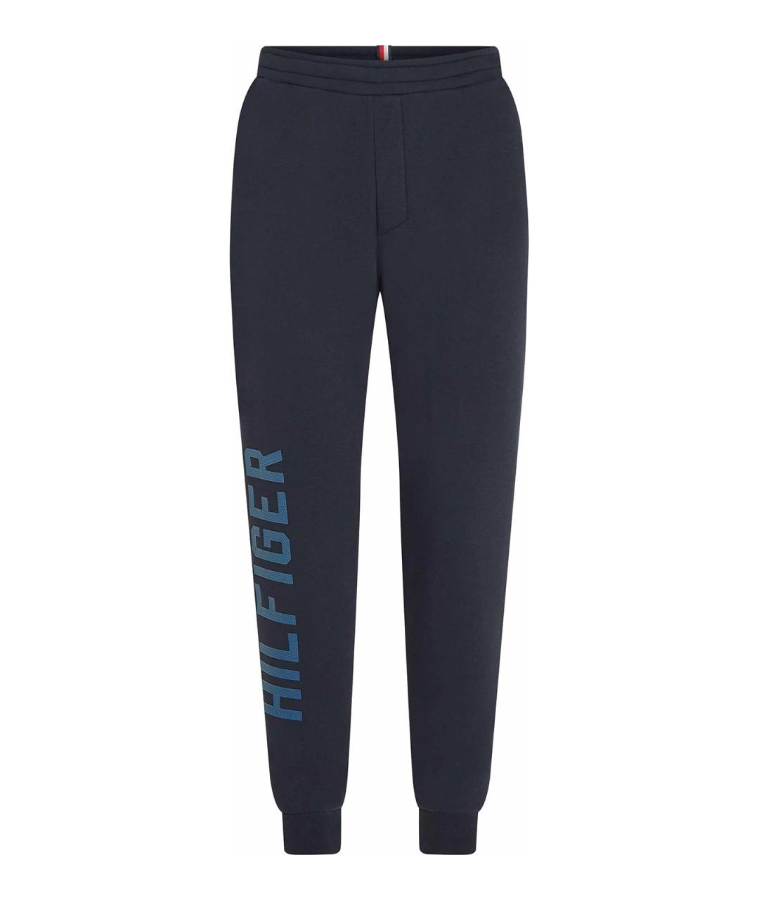 TOMMY HILFIGER Синие хлопковые повседневные брюки, фото 1