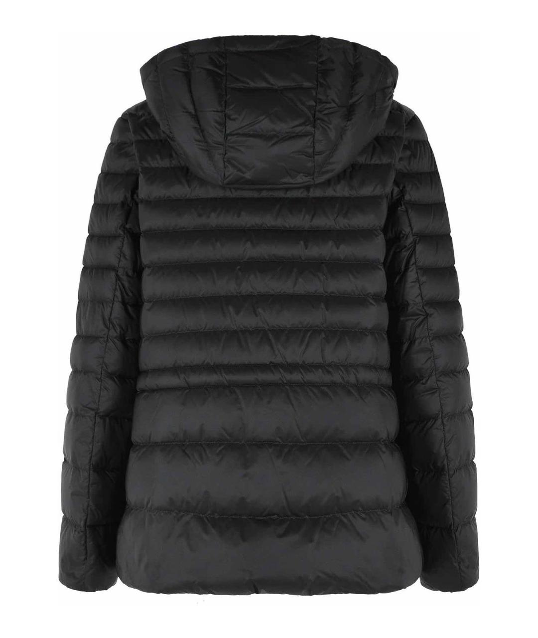 MONCLER Черный полиамидовый пуховик, фото 2