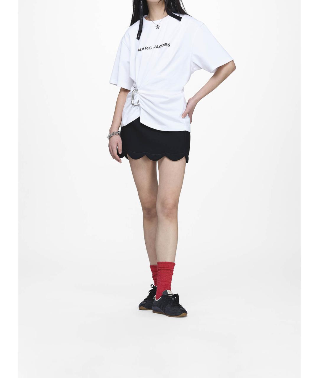 MARC JACOBS Белая хлопковая футболка, фото 3