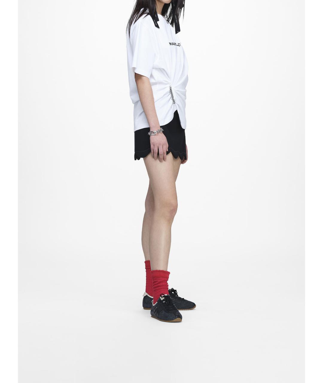 MARC JACOBS Белая хлопковая футболка, фото 4