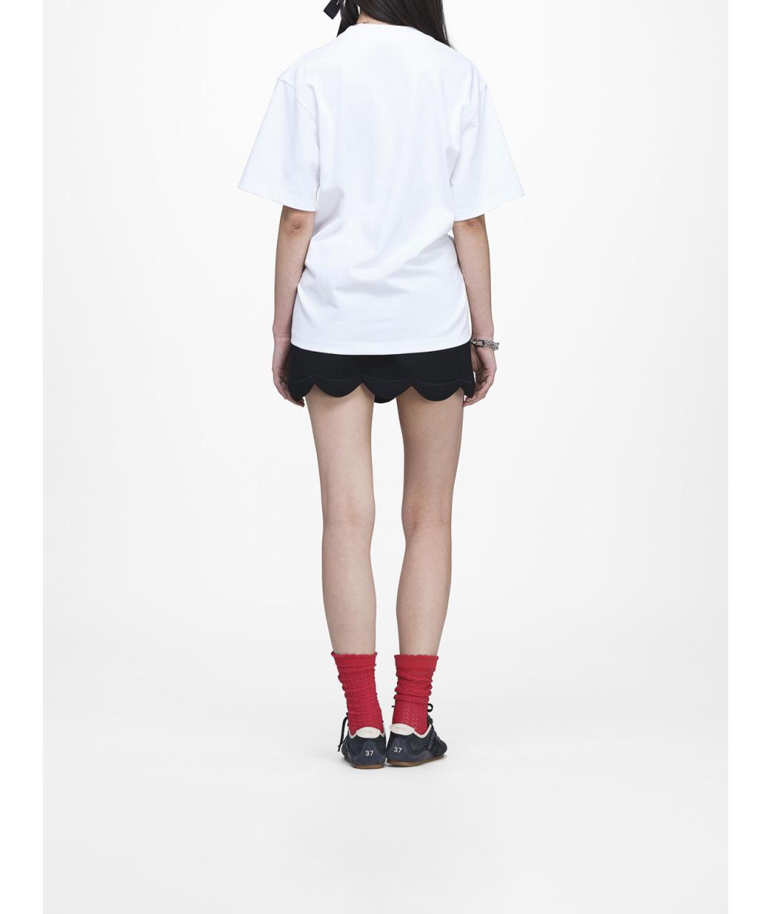 MARC JACOBS Белая хлопковая футболка, фото 5