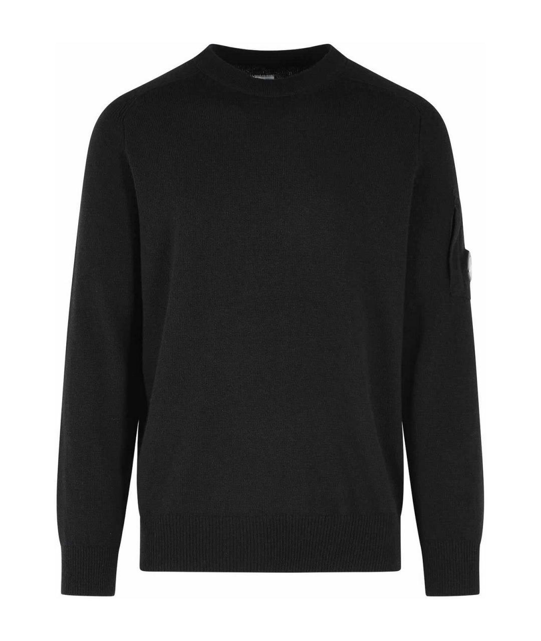 CP COMPANY Черный шерстяной джемпер / свитер, фото 1