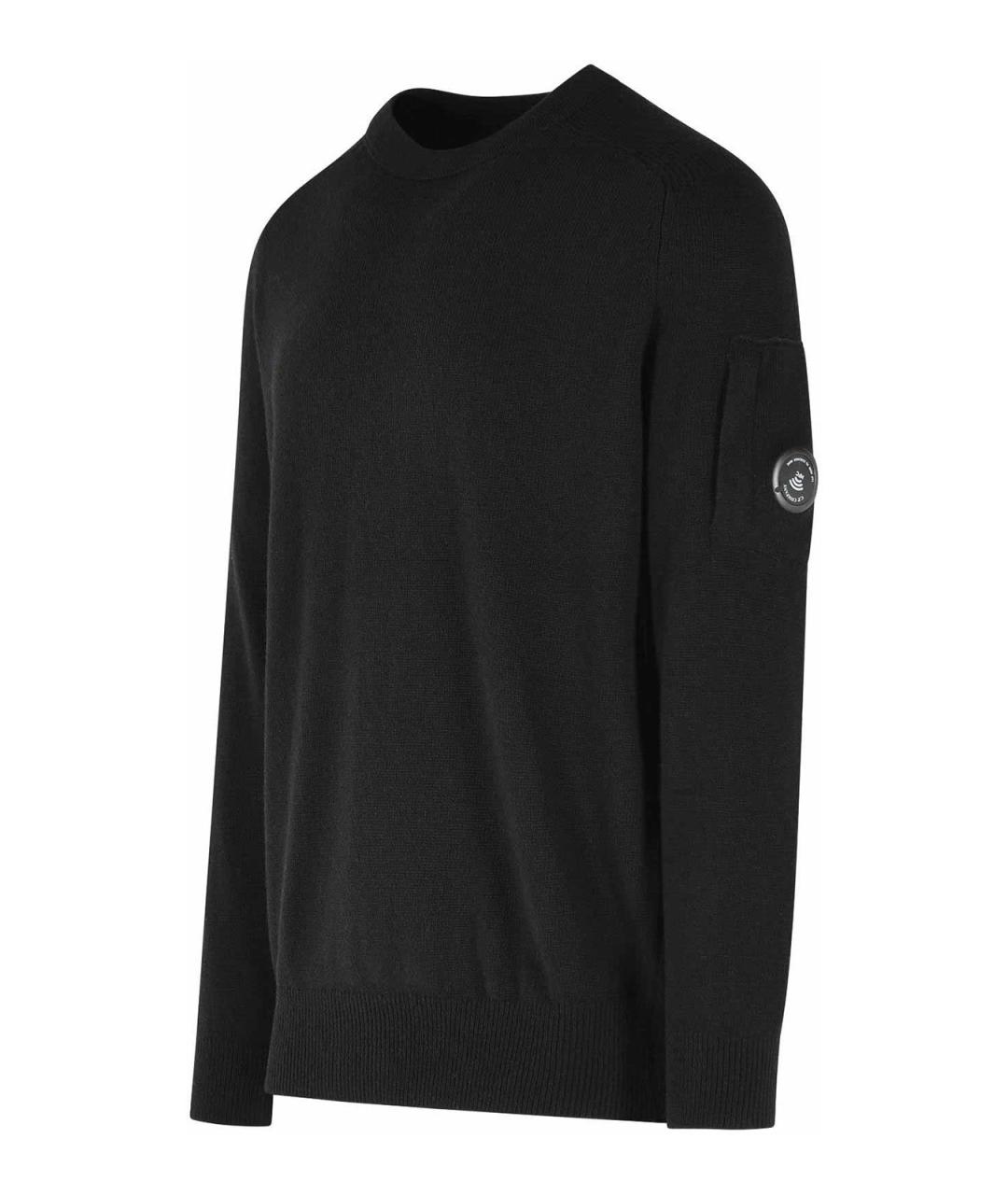 CP COMPANY Черный шерстяной джемпер / свитер, фото 3