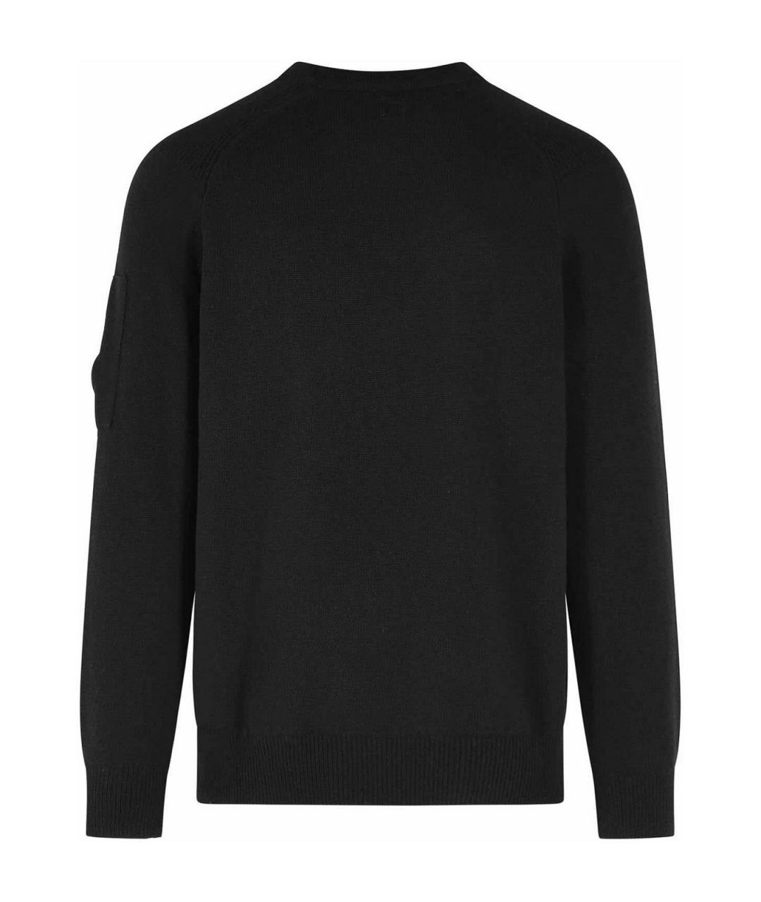 CP COMPANY Черный шерстяной джемпер / свитер, фото 2