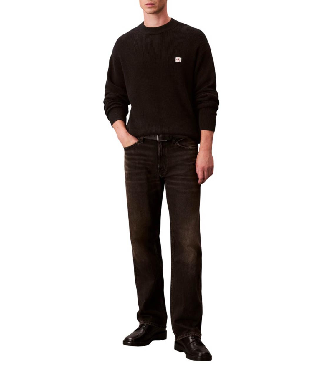 CALVIN KLEIN Черный джемпер / свитер, фото 4