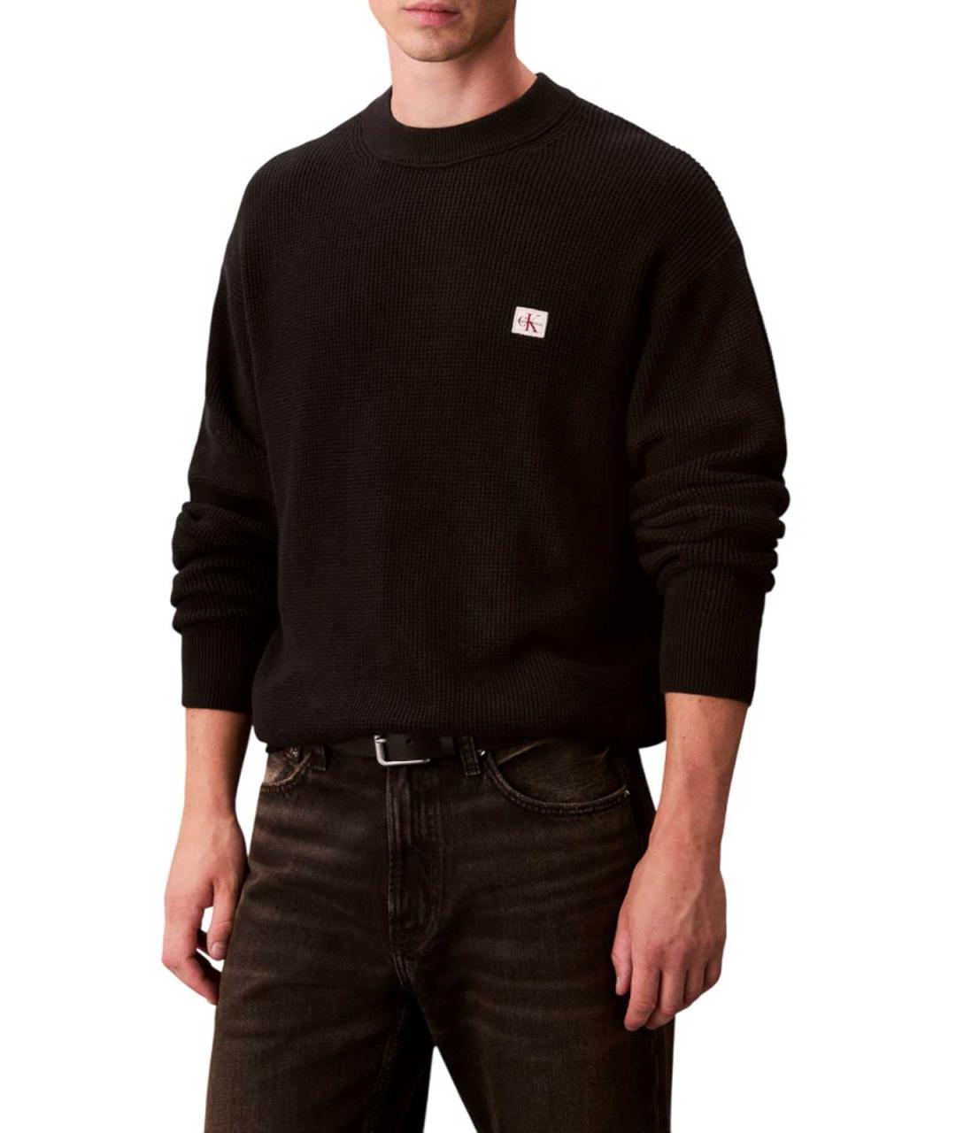 CALVIN KLEIN Черный джемпер / свитер, фото 2
