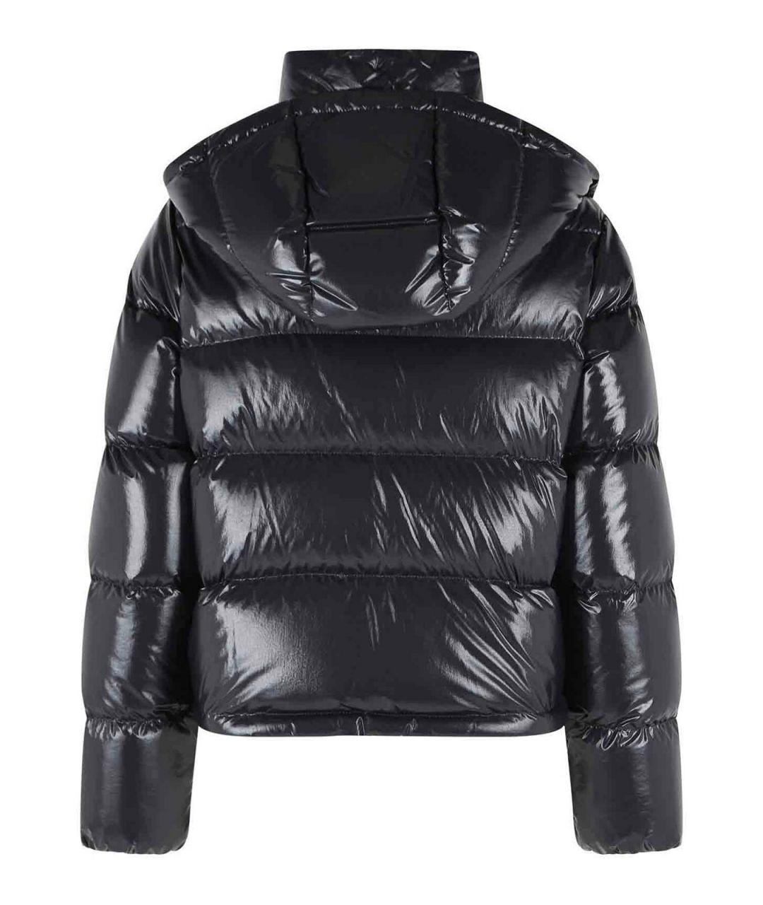 MONCLER Синий полиамидовый пуховик, фото 2