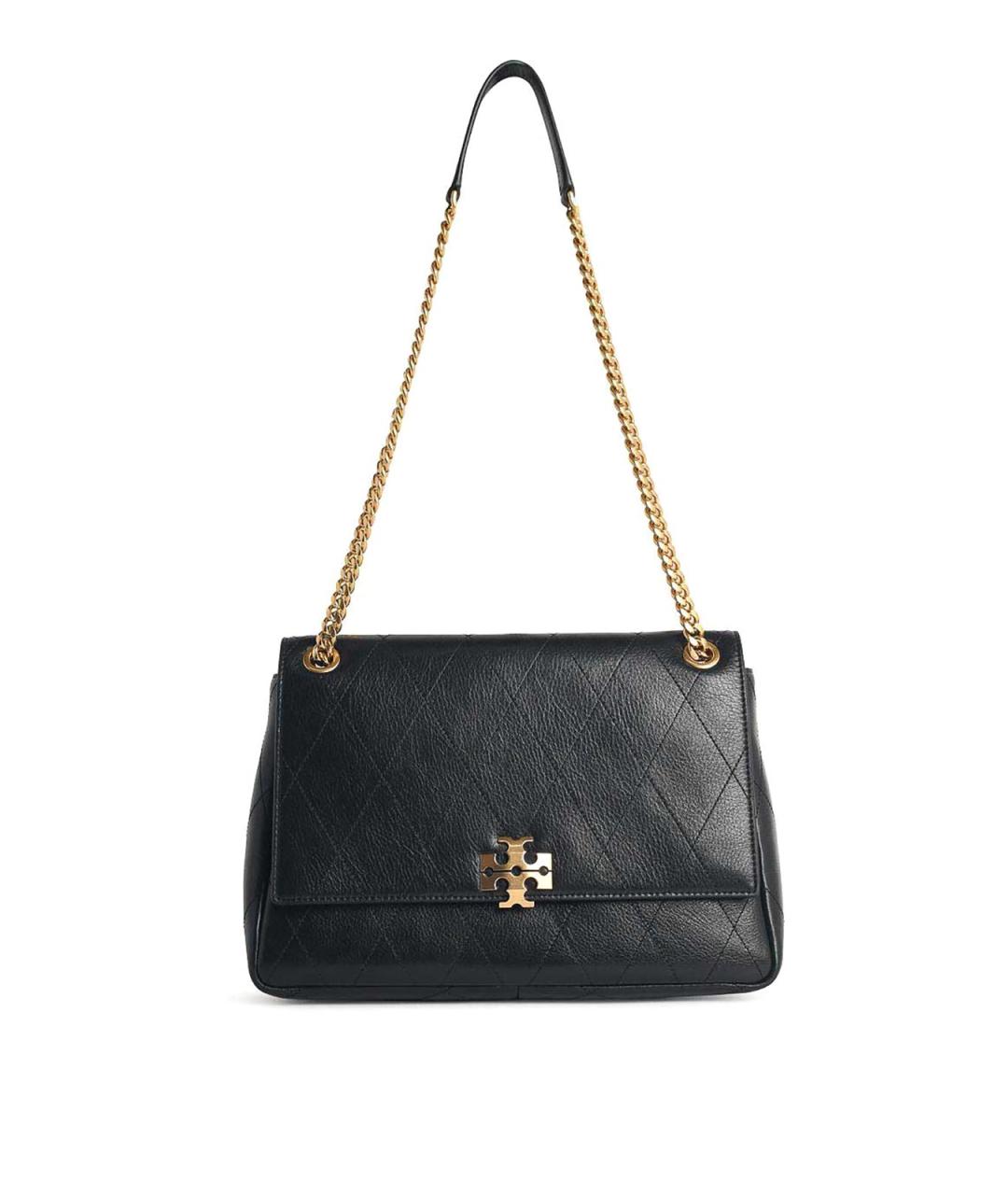 TORY BURCH Черная кожаная сумка через плечо, фото 1