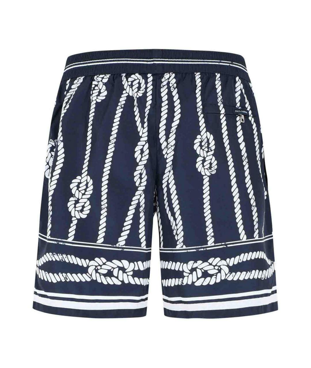 DOLCE&GABBANA Мульти полиэстеровые шорты, фото 2