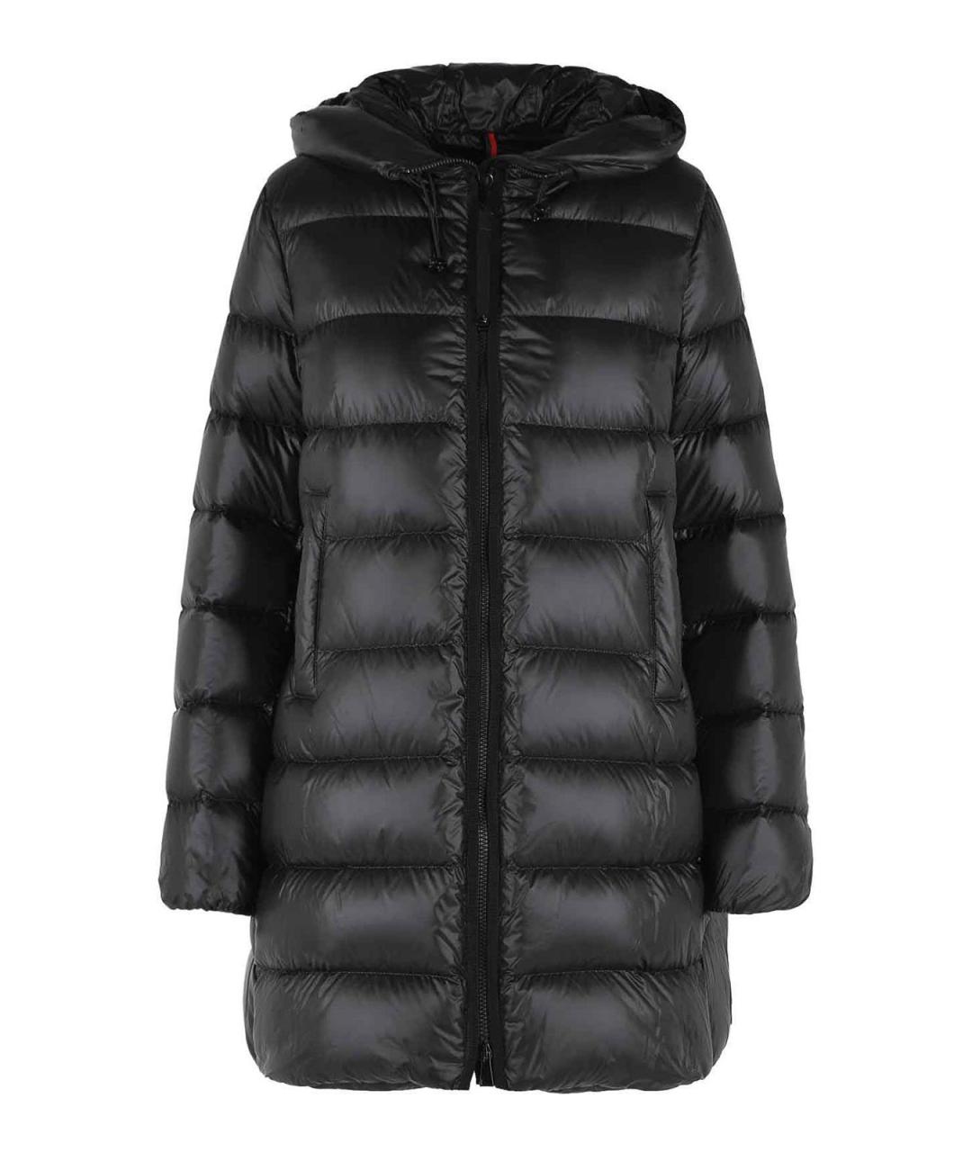 MONCLER Черный полиамидовый пуховик, фото 1