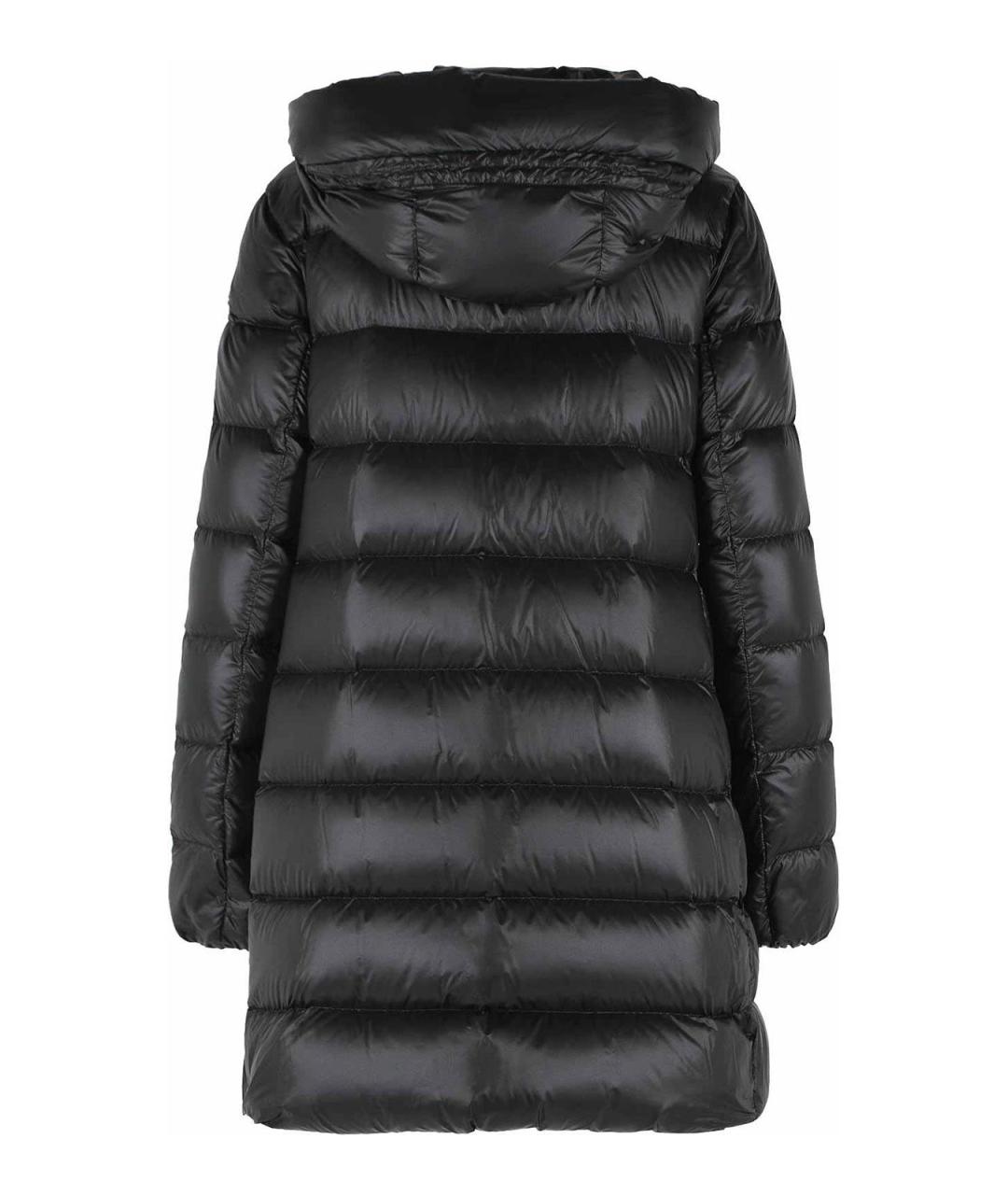 MONCLER Черный полиамидовый пуховик, фото 2